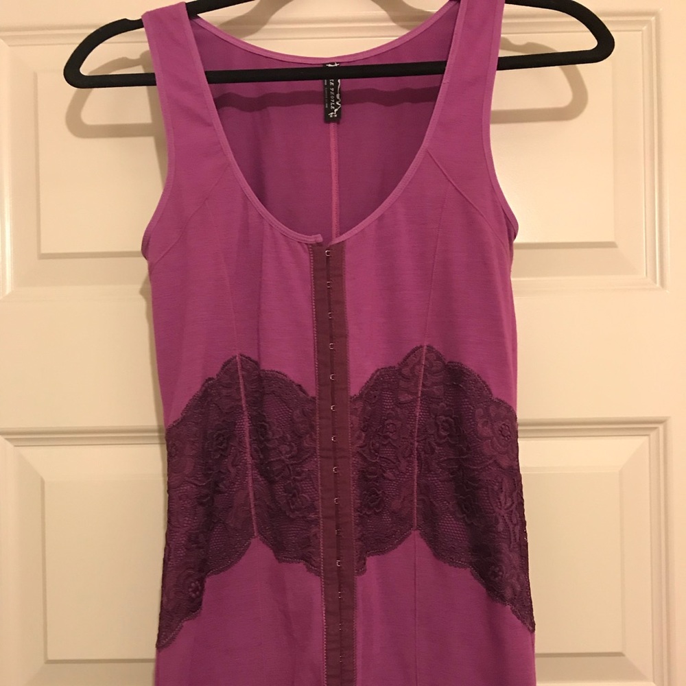Free People corset tank, size M
